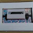 Makeup Train Case with Drawer, Rolling Makeup Case, Cosmetology Case on Wheels, Gift, Large Makeup Case Organizers, Professional for Salon Barber, Nail, Tattoo, Black Colourful