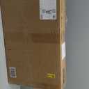 Record Player Stand, Mid-Century Record Player Table with Storage Hold Up to 150 Albums , Vinyl Record Cabinet with Adjustable Shelves , Wood Turntable Stand for Living Room Bedroom (White)