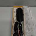 Boar Bristle Round Brush for Blow Out Set by Belula. Round Hair Brush For Blow Drying. Medium 2.4 Wooden Barrel. Hairbrush Ideal to Add Volume and Body. Free 3 x Hair Clips & Travel Bag