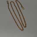 HEEHEE 43.3"(110cm) Gold Purse Chain Strap O Shape DIY Metal Chain Cross body Chain Handbag Replacement Strap 1 Pack for Purse Accessories