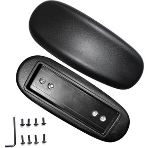 MySit Office Chair Armrest Replacement Arm Pads Universal 4" or 5.5" Mounting Hole (Set of 2) Black