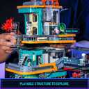 FUNWHOLE Cyberpunk Mansion Lighting Building-Bricks Set - 2524 Pcs Future City Modular Buildings Set Display Idea for Adults and Sci-fi Lovers, 18.2 Inches X 11.8 Inches X 10.5 Inches