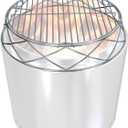 Fire Pit Accessory Kit for 19.5 Inch Solo Stove Bonfire, Stainless Steel Fire Pit Stand & Grill Cooking Grate for Bonfire Fireplace Tools
