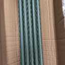 PROWORX 57 Inch 4.8 Ft Plant Support Garden Stakes 25 PCS, Sturdy Steel Plastic Coated Sticks for Outdoor Growing Climbing, Tomato, Trees, Cucumber, Beans
