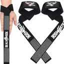 BEAST RAGE Lifting Wrist Straps for Weightlifting, Straps Gym Grip Power Workouts Lifting Straps Padded Cotton Men Women Wrap Lift, Deadlift Bodybuilding Weight Lifting Exercise Straps (Basic)