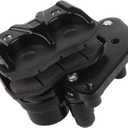 Black Front Brake Calipers 51mm Twin Piston Hydraulic Cylinder Caliper For Chinese 50cc-125cc ATV Quad Pit Pro Dirt Bike Go kart Apollo 140cc z40