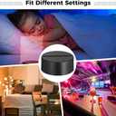 6 Pcs Night LED Lamp Bases, 3D Night Light Stands with Remote Controls & USB Cables, 16 Colors & 4 Modes, USB Powered Decorative Artwork Display Bases for Homes, Shops