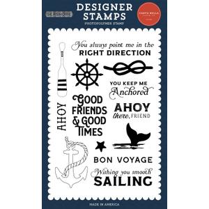 2 x Echo Park Paper Seashore: Keep Me Anchored Stamp Set, Various