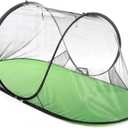 SANSBUG Bug Tent for One Person (Instant Pop up, Strong No-See-um Mesh, Poly Floor)