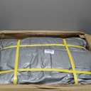 Heavy Duty tarps, 14 Mil Sliver Thick Waterproof Poly Tarp for Outdoor Camping Pool Car Tent, Rip and Tear Proof Tarpaulin with Grommets and Reinforced Edges (20'X40')