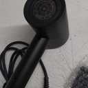 SHRATE Lightweight Ionic Hair Dryer with Diffuser - Powerful 1800W Blow Dryer for Fast Drying - Professional Low Noise Mini Hair Dryer for Travel, Gifts, Hair Styling (Black)