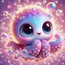 3 x CSHYYDS Diamond Art Kits for Kids,Octopus Baby Gem Art,Diamond Painting kit for Girls Boys Adults,Crafts Kits GITS for Birthday(6.69 * 6.69in)