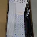 4Pack Panel Grow Lights for Indoor Plants, Seed Starting, Vegetables with 4/8/12/16/20 Hr Timer, 40W Full Spectrum LED Plant Growing Lamps for Cabinet/Shelves/Greenhouse, Plug-and-Play, Connect Freely