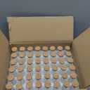 Frcctre 48 Pack 50ml Glass Test Tubes with Cork Stoppers, 30x100mm Clear Round Bottom Glass Test Tubes for Bath Salt Candy Storage Science Lab Party Plant Propagation Container