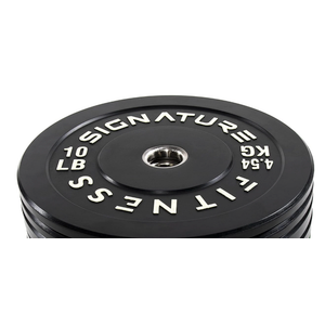Signature Fitness 2" Olympic Bumper Plate Weight Plate 10 Lb