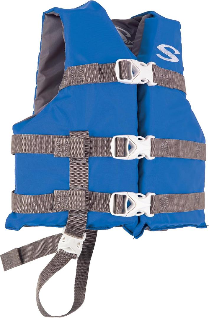 Stearns Kids Life Vest, USCG Approved Type III Life Jacket for Children 30 to 50 lbs, Youth PFD for Boating, Swimming, Watersports, Pool, Beach, & More