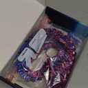 35.4in Large 3D Printed Dragon Toy with Gift Box - Flexible Articulated Dragon Action Figure for Creative Play or Desk Decor Display - Unique Gift for Kids & Stress Relief Toys Adults (Laser Purple)