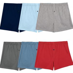 Fruit of the Loom Men's Tag Free Knit Boxer Shorts, Relaxed Fit, Moisture Wicking, Assorted 6 Color Multipacks