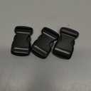 3pcs 1" Plastic Buckles for Strap Replacement, Quick Side Release Buckles Outdoor Camping Backpack Clip Buckle Clips for Dog Collar Nylon Webbing Belt Buckle Dual Adjustable