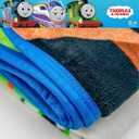 Thomas and Friends Kids Bedding Super Soft Micro Raschel Throw, 46 in x 60 in, (Official Licensed Product) by Franco