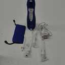 AquaSonic Water Flosser - Cordless Rechargeable Water Flossers for Teeth Cleaning - Waterproof Aqua Flosser, Portable Oral Irrigator for Dental Cleaning with 5 Jet Tips  Braces Home Travel (Sapphire Blue)