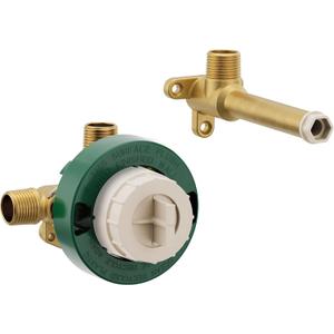 Single Handle Wall Mount Tub Filler High Flow Tub Faucet Rough-In Valve with CC/ICS Connections, WMV130CIS