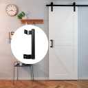 YIDELAI 2-Piece Sliding Door Handle 8-inch Aluminum Alloy Material is Applicable to The Replacement of Patio Door Glass Door and Some Old Door Handles, which is Easy to Install