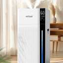Mifasol Humidifier Large Room, 5.3Gal/20L Large Humidifiers for Home 1500 sq ft, Cool Mist Humidifiers for Bedroom, Whole House Humidifiers for Large Room Plants Office, White