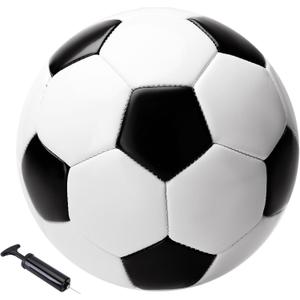 Richball Toddlers Soccer Ball Size 2, Soccer Ball for Kids 3-5, Outdoor Ativities Toy for Toddlers Age 1-3, Stocking Stuffers Birthday/Easter Gifts Classic White Black