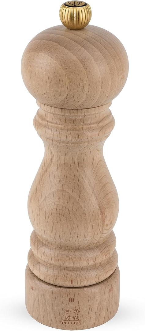 Peugeot - Paris u'Select Manual Pepper Mill - Adjustable Grinder - Beechwood, Natural (7 inch)