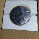 Trafford Industrial Yellow Powder-Coated Steel Safety Bollard, Heavy-Duty Bollard Post, Parking Barrier for Traffic Safety and Access Control, Hardware Included