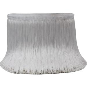 10 Yards of 8" White Fringe Trim Tassel Sewing Trim for Clothes Accessories Latin Wedding Dress DIY Lamp Shade Decoration