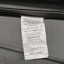 downluxe Waterproof Outdoor Chair Cushions Set of 4, 19" x 19" x 3" Patio Chair Cushion with Non-Slip Ties & Handle, Square Outdoor Cushion for Patio Furniture with Removable Cover, Dark Grey