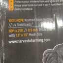 Heavy Duty Bird Netting for Chicken Coops & Runs | Tree & Garden Netting Mesh 1-1/2" | Keep Hawks, Birds & Predators Away | Bird Netting for Blueberry Bushes, Vegetables & Fruit (25' x 50)