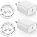 iPhone Fast Charger, 2Pack iPhone 13 Charger, [Apple MFi Certified] Type C Power Wall Charger with 3.3FT Cable Compatible with iPhone 14/14 Pro Max/13/13 Pro Max/12/12 Mini/Pro/11/XS/X/8Plus/iPad (White)