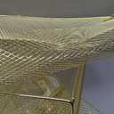 gianotter Desk Organizers and Accessories with File Holder, 4-Tier Desk Accessories & Workspace Organizers with Drawer and 2 Pen Holder, Paper Organizer for Office Supplies(Gold)