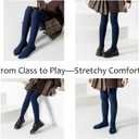 Girls Tights Toddler Seamless Plain/Cable Knit Leggings Stockings 2/3 Pack Cotton Pantyhose Pants for 2-8 Years