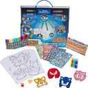 Sonic The Hedgehog Coloring Art Set for Kids with Stickers and Stampers, 150+ Pieces