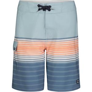 Billabong Boys Performance Stretch Pro Boardshorts with UPF 50+ Sun Protection, Quick Dry Bathing Suit (27, Dusty Blue Stripe)