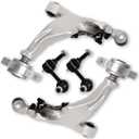 4PC Front Left Right Lower Control Arm Stabilizer Sway Bar End Link Compatible With Fit for EX35 2008 2009 2010, EX37 2013, G37 2009 2010 2011 2012 2013 Replace OE# CMS301111 CMS301112 K750209
