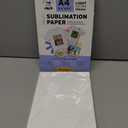 Printers Jack Sublimation Paper - Heat Transfer Paper 100 Sheets 8.3" x 11.7" for Any Epson HP Canon Sawgrass Inkjet Printer with Sublimation Ink for T shirt Mugs DIY