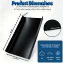 Attic Insulation Baffles,24 Inch,36 Pack,Black