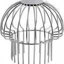 Stainless Steel Gutter Guard, Filter Strainer Fits for Round Downspout, Anti-Blocking Line Cap Drain Cover