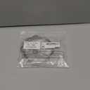 Boao 4 Pieces 8 Inch Adjustable 304 Stainless Steel Duct Clamps Worm Gear Hose Clamp for Pipe, Intercooler, Plumbing, Tube and Fuel Line