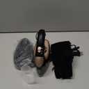 MIYOKO Mini Steam Iron for Clothes, 1000W Portable Small Iron, with Non-Stick Soleplate, 25G/Min High Speed Steams, 90ML Water Tank, 110-120V for Home Travel Sewing and Quilting, Black & Gold