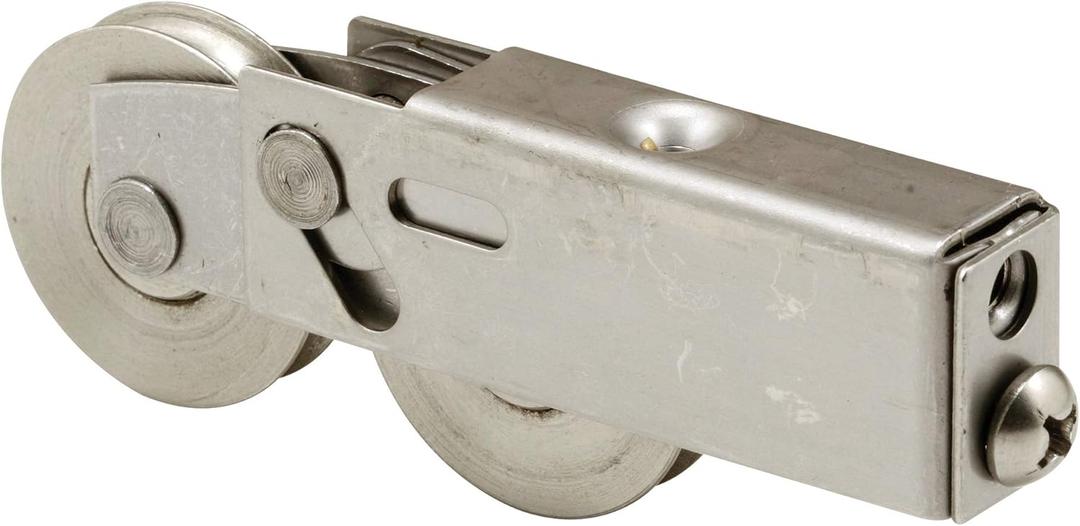 Prime-Line D 1922 1-1/2 In. Stainless Steel Ball Bearing Sliding Door Tandem Roller Assembly (Single Pack)