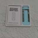 Glocusent USB Rechargeable Book Light for Reading in Bed, Portable Clip-on LED Reading Light, 3 Amber Colors & 5 Brightness Dimmable, Compact & Long Lasting, Perfect for Book Lovers (Blue)