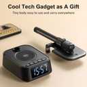 ASEAT Gifts for Men Women, Adjustable Phone Stand Bluetooth Speaker, Birthday Gifts Him Husband, Phone Holder for Kitchen Desk Bedroom, Cool Tech Gadget for Dad Mom Boyfriend, Christmas Ideal