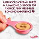 Delectables Lickable Spoon Handheld Wet Cat Treats Made with Real Chicken, Quick & Easy Creamy Puree, Mess Free, Grain-Free, No Added Fillers, No by-Products, No Added Preservatives, Chicken 32ct (EXP 07/16/27)