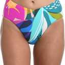 La Blanca Women's High Waist Swimsuit Bottom (10, Multi//Electric Shore)